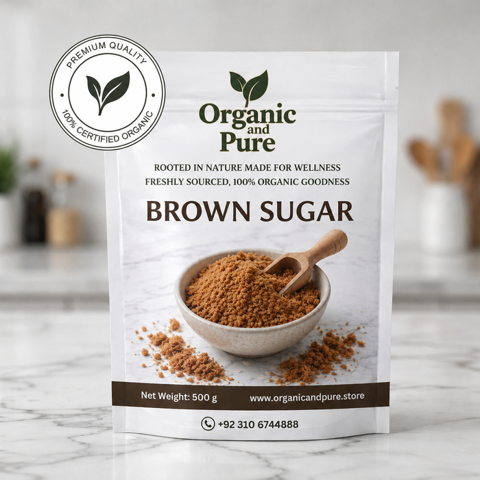 Organic and Pure Brown Sugar
