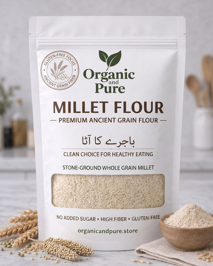 Organic and Pure Millet Flour (Bajra Ka Atta) - Premium Quality