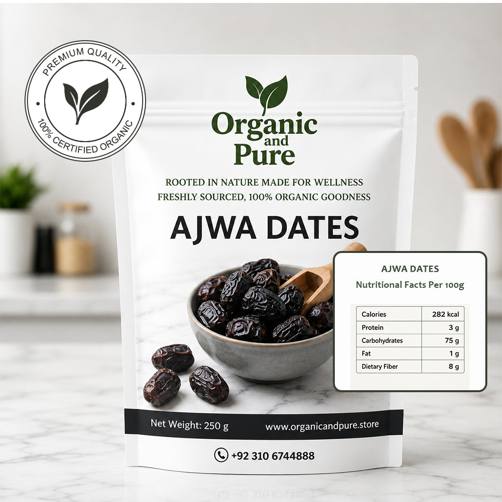 Ajwa Dates ( 1kg Pack ) from Medina, Saudi Arabia