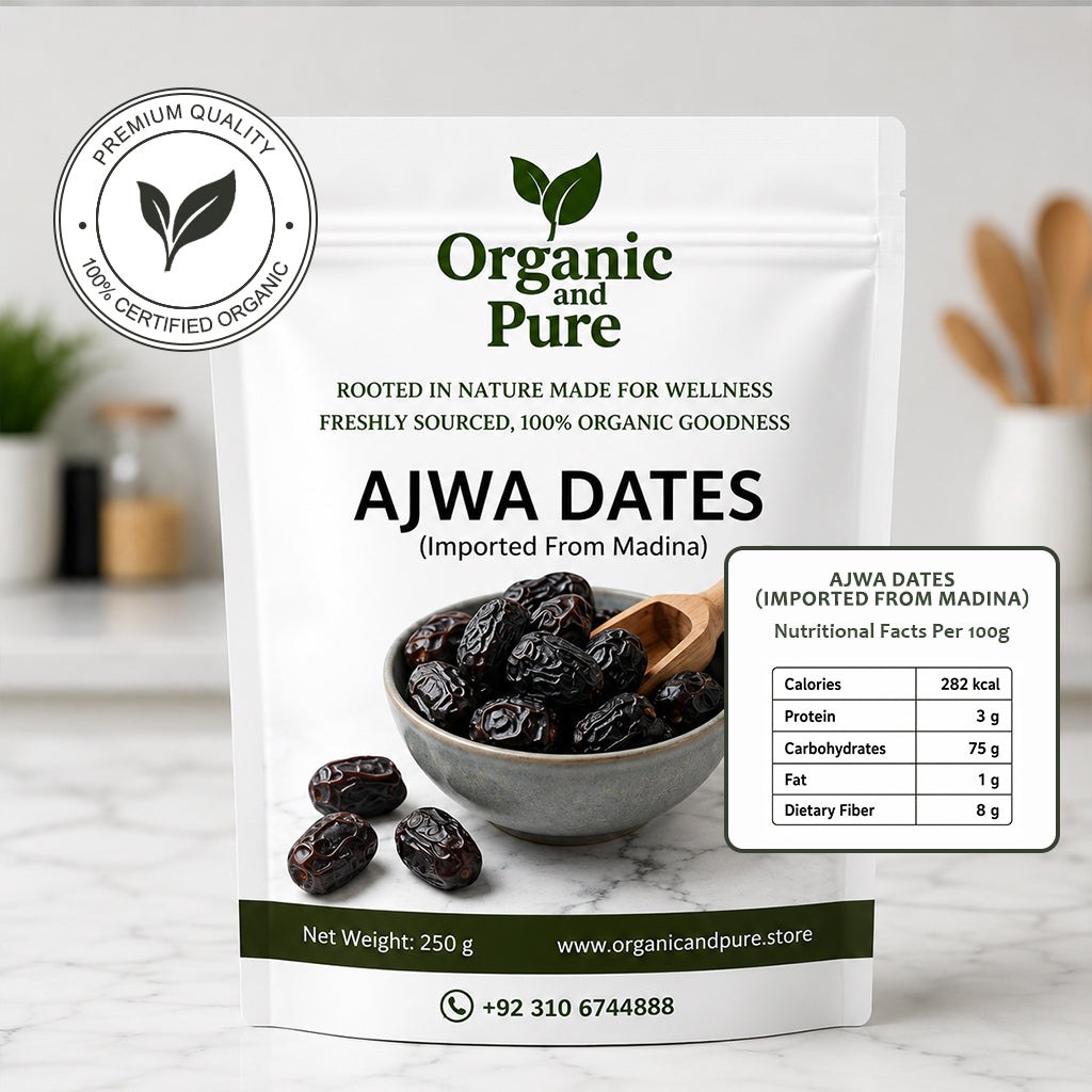 Premium Ajwa Dates ( 1kg Pack ) Imported from Madina
