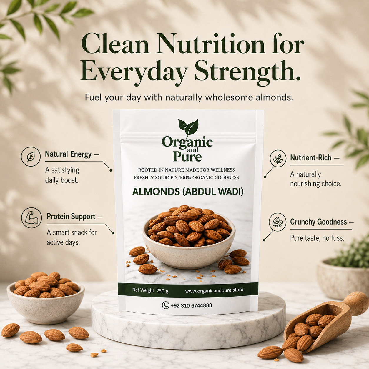 ALMONDS(ABDUL WADI) (بادام)