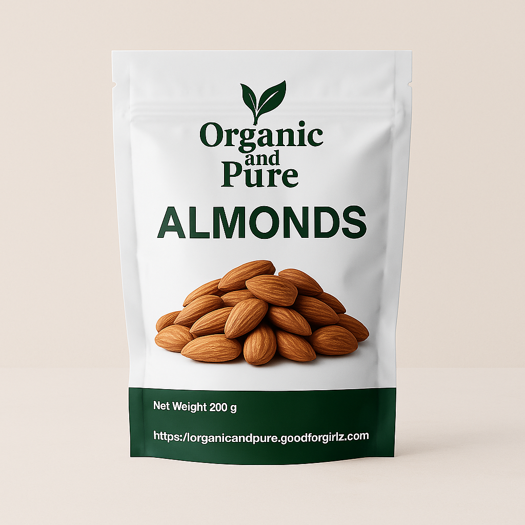 Fresh almonds 500gm Packs