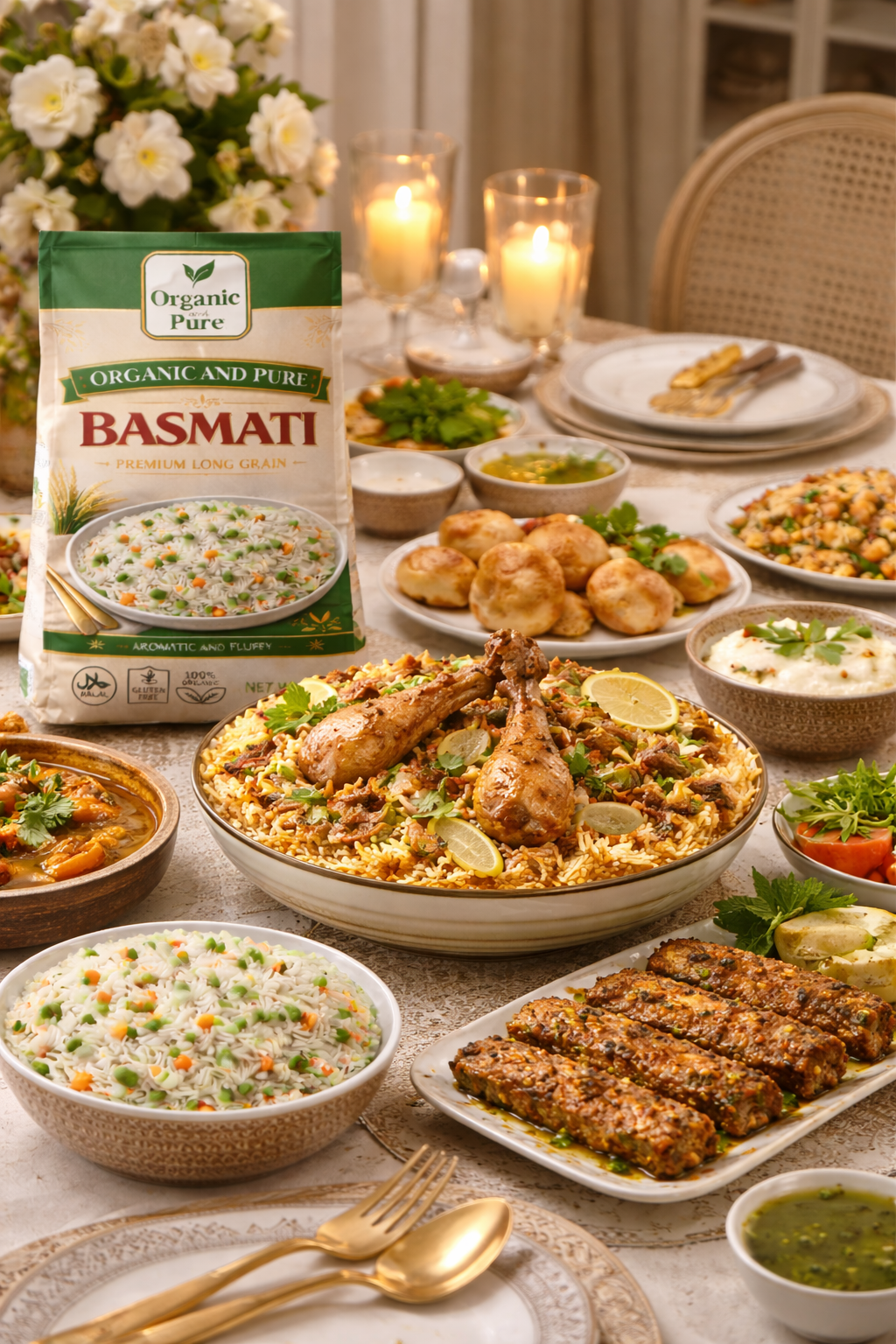 Organic and Pure Basmati Rice
