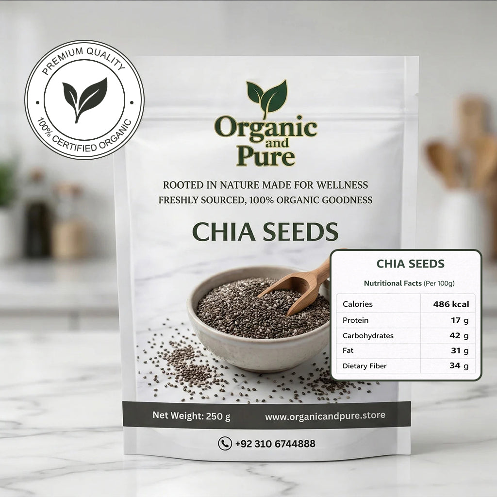 Chia Seeds  (چیا کے بیج) - Organic Export Quality