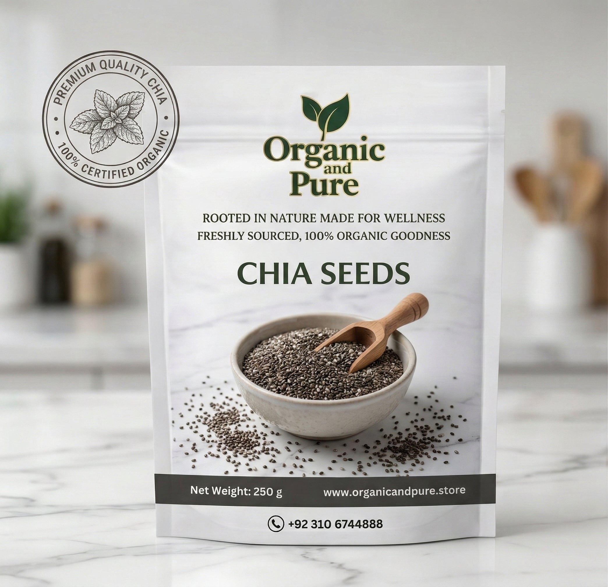 Chia Seeds  (چیا کے بیج) - Organic Export Quality