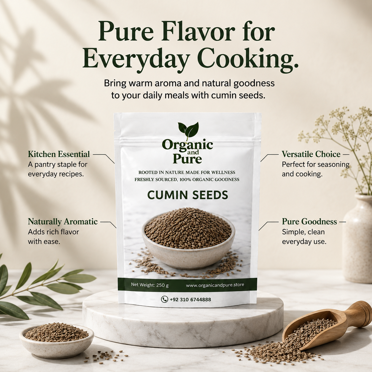 Cumin Seeds 250gm Pack for Flavourful Cooking