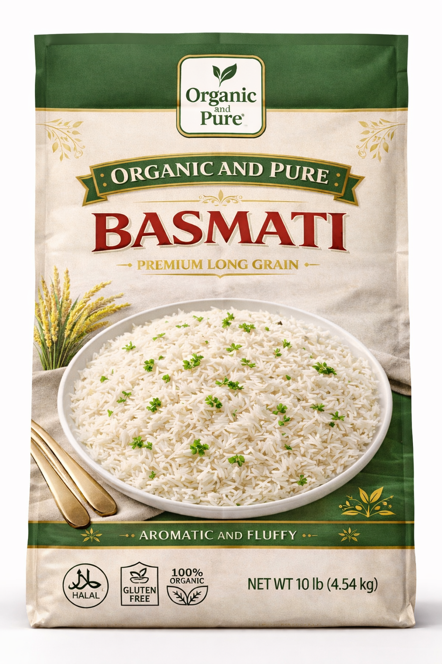 Organic and Pure Basmati Rice
