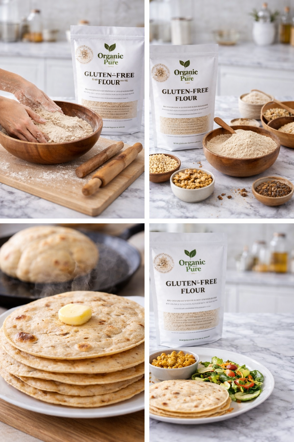 Organic & Pure Gluten-Free Flour - 1kg