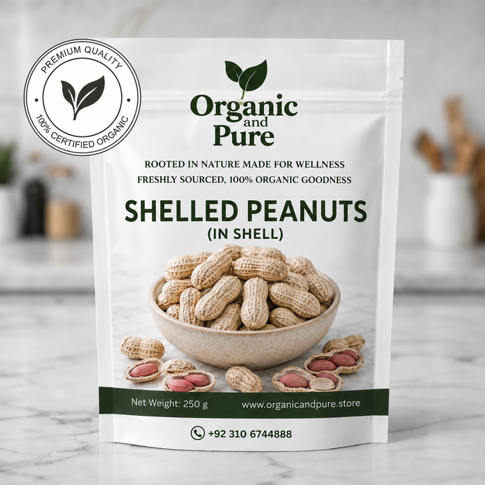 Premium Raw Peanuts: Unroasted and Unsalted - (Shelled)