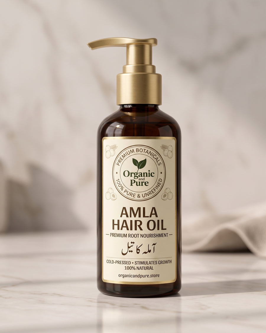 Organic and Pure Amla Hair Oil (Amla Ka Tel) - Premium Root Nourishment