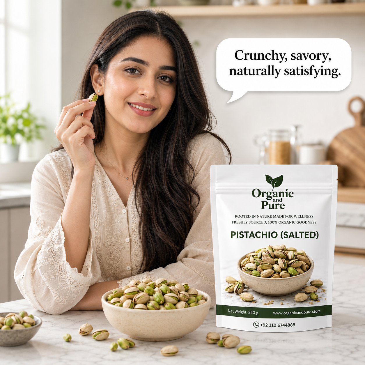 Salted Pistachios - 1Kg Pack