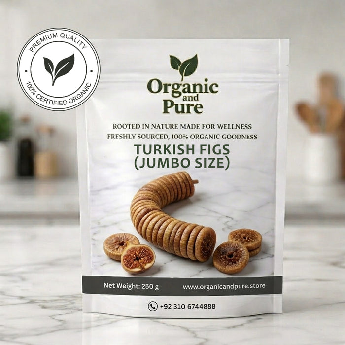 Turkish Anjeer dried Figs Jumbo Size 250gm Packs