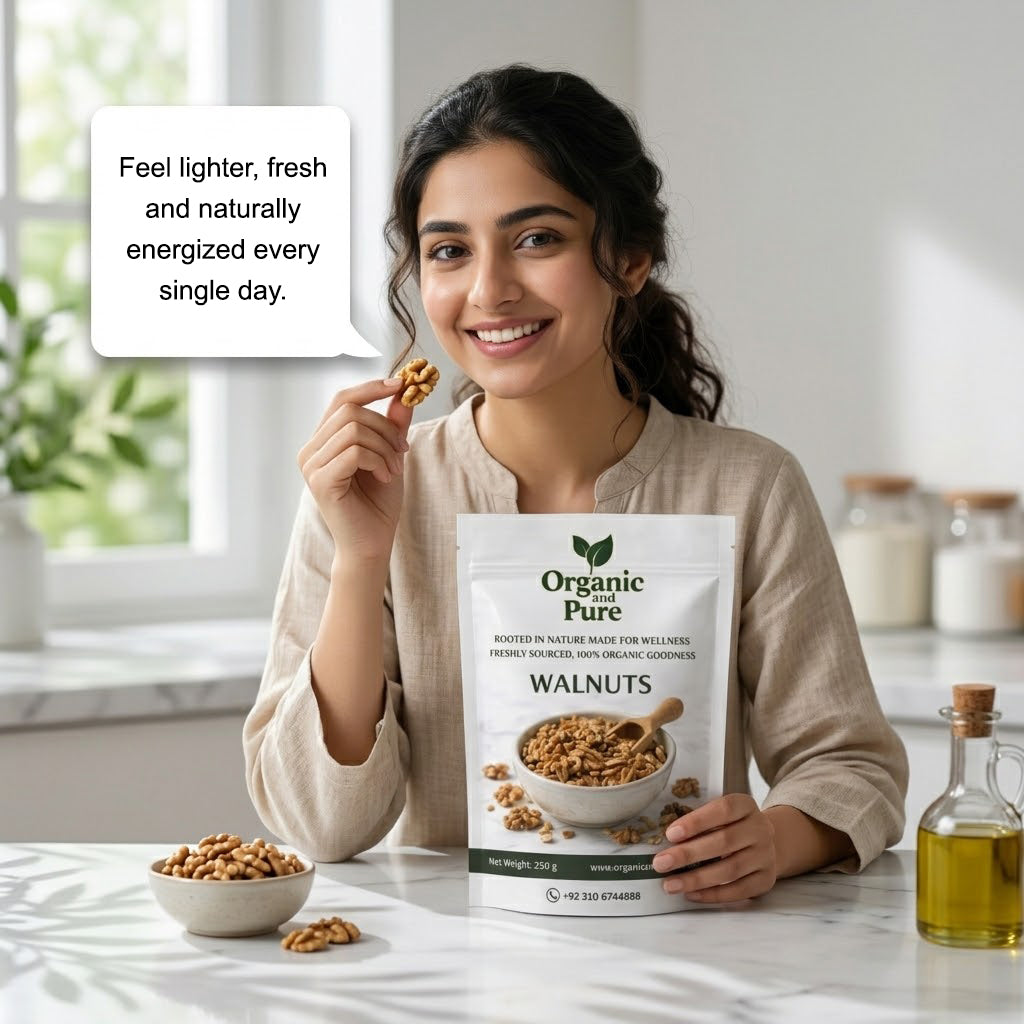 Walnut Kernel Akhroot Giri 250gm Pack - Fresh & Delicious