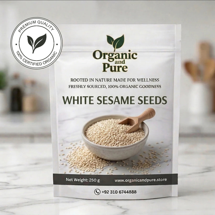 White Sesame Seeds (تِل) - High Quality & Freshness