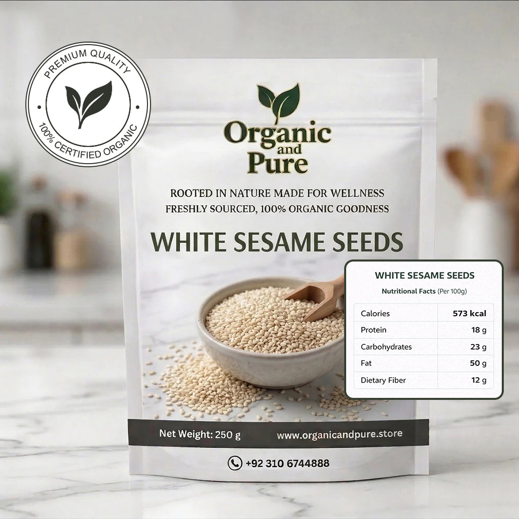 White Sesame Seeds (تِل) - High Quality & Freshness