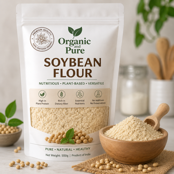 Organic and Pure Soybean Flour