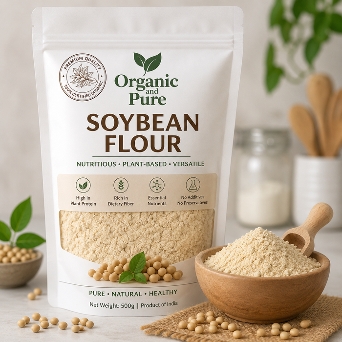 Organic and Pure Soybean Flour